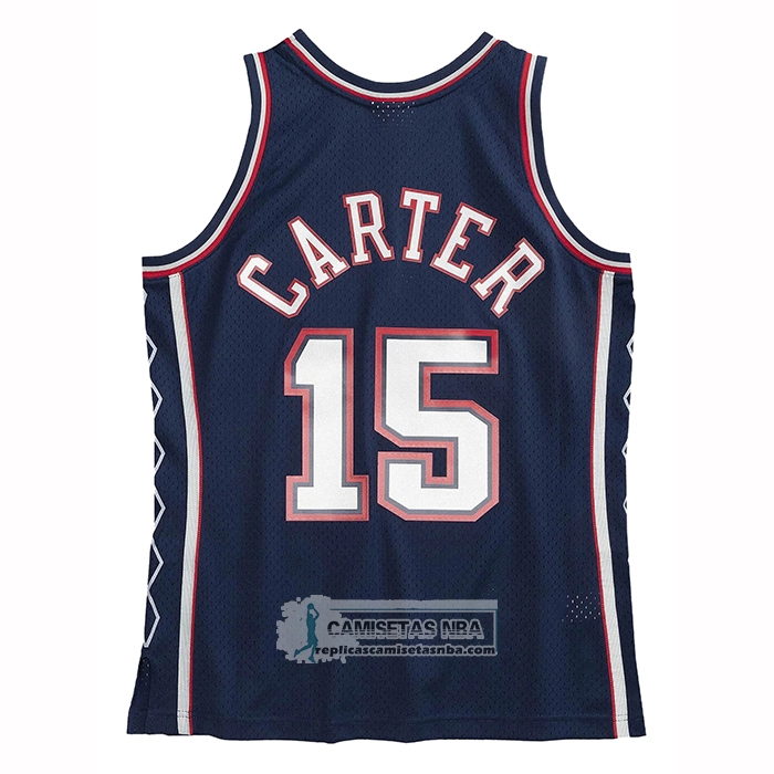 Camiseta Toronto Raptors Vince Carter NO 15 Mitchell & Ness 2006-07 Azul